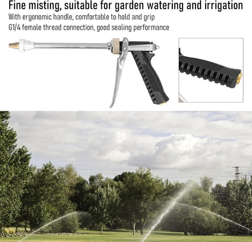 Car Washing Sprayer, Garden Hose Nozzle Thread Garden Irrigation Tool for Washing Cars for Public Green Space for Agricultural Production for Home...