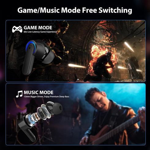 Wireless Earbuds for iPhone 15 Pro Max 14 Plus 13, 5.3 Bluetooth Headphones Noise Cancelling Ear Buds with Mic Bass Stereo for Samsung Galaxy S24 ...