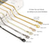 Small Square Copper Purse Shoulder Cross Body Handbag Bag Chains Strap Replacement(Light Gold, 47'')...