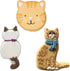 Cat Cookie Cutters 3-Pc. Set Made in USA by Ann Clark, Cat Face, Sitting Cat, Curled Cat...
