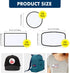 30 Pieces Sublimation Patches Fabric Iron-on Blank Patches 3 Shapes Repair Embroidery Sublimation Blank Hat Embroidery for DIY Crafts, Caps Clothe...
