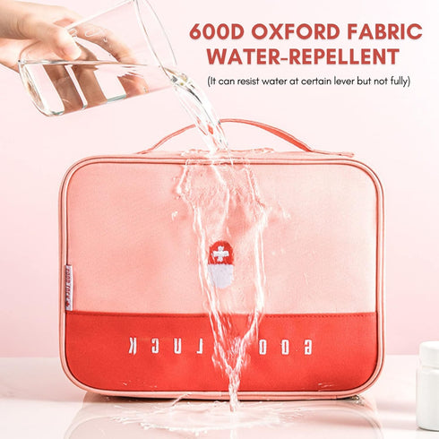 First Aid Bag Empty, Waterproof Emergency Medic Trauma Bag, Medicine Bag For Traveling ,Home Hiking Camping Car Office(Large,Green)...