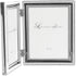 Lawrence Frames 510745D Silver Plated Double Bead Hinged Double Picture Frame, 4 by 5-Inch...