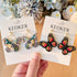 KEOKER Polymer Clay Cutters Butterfly - Luna Moth Polymer Clay Cutters, 6 Shapes Embossed Butterfly Clay Cutters for Polymer Clay Jewelry Making, ...