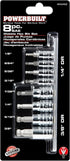 Powerbuilt 642402 SAE Wobble Ball Hex Bit Set, 8-Piece, Silver...
