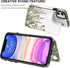 LETO for iPhone 11 Case,Luxury Flip Folio Leather Wallet Case Cover with Fashion Floral Designs for Women,Built-in Card Slots Kickstand,Protective...