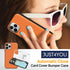JUST4YOU for iPhone 11 Pro Max Wallet Case with Card Holder Auto Magnetic Closure Hidden Mirror Bumper Cover (Orange) CS_BR_MD_I11PM_OR...