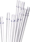 Dakoufish 11 Inch Clear Reusable Thick Plastic Drinking Straws Extra Long for 24oz 30oz 40oz Mason Jar Tumblers,Set of 12 Pcs Straws with Cleaning...