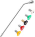Pressure Washer Wand, 45 Degree Curved High Pressure Power Washer Extension Wand with 5 Spray Nozzles, 1/4 Inch Quick Connect Undercarriage and Gu...