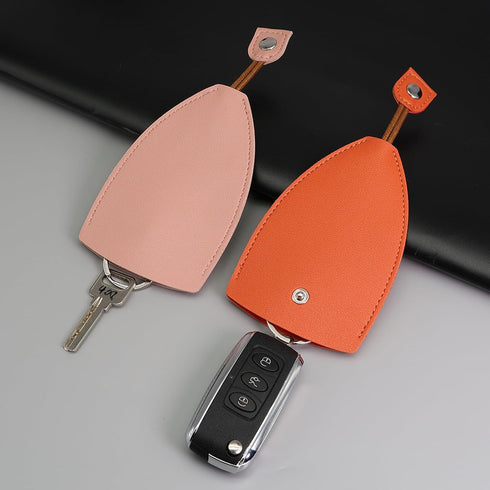 SUPERDANT Leather Cutting Dies Leather Key Sleeve Wooden Die Cutting Protective Car Key Case Cover DIY Craft Die Cut Faux Leather Key Holder Stora...