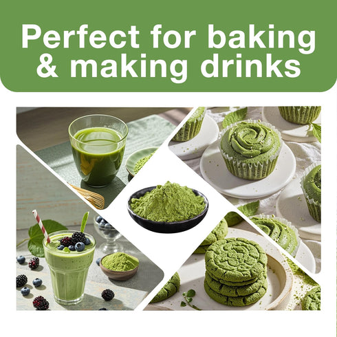 Organic Matcha Green Tea Powder-4oz(113g) Tin, 100% Natural & Pure, Ceremonial Grade, No Additives or Fillers, NO GMO...