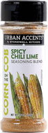Urban Accents Corn on the Cob Vegetable Seasoning, Chile Lime and Chipotle Parmesan (2-pack)...