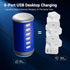 USB Charger USB Charging Station 30W 6-Port USB Desktop Charging Station Hub Wall Charger for iPhone iPad Tablets Smartphones Multi-Port Wall Char...