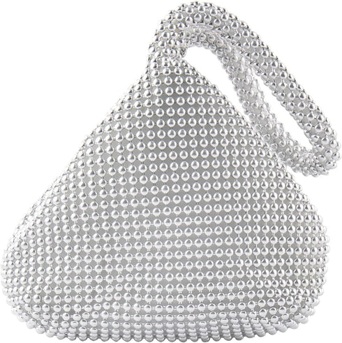 Framendino, Triangle Bling Purse Rhinestone Evening Bag Sequins Clutch Purses Fashion Handbag Luxury Zipper Pouch...