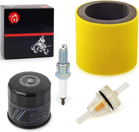 Air Filter Foam Oil Filter Spark Plug For Kawasaki Prairie 300 400 KVF300 KVF400 2x4 4x4 1998-2002...