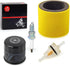 Air Filter Foam Oil Filter Spark Plug For Kawasaki Prairie 300 400 KVF300 KVF400 2x4 4x4 1998-2002...