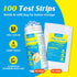 Swimming Pool Test Strips 100Count: Easy@Home 7-Way Accurate Water Chemicals Testing Kit for Chlorine, Bromine, Hardness, pH, CYA, Alkalinity...