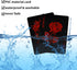 Joyoldelf Black Playing Cards with Rose Pattern, 2pcs Deck of Cards, PVC Plastic & Waterproof Playing Cards, Cool Card Decks Suitable for Family o...