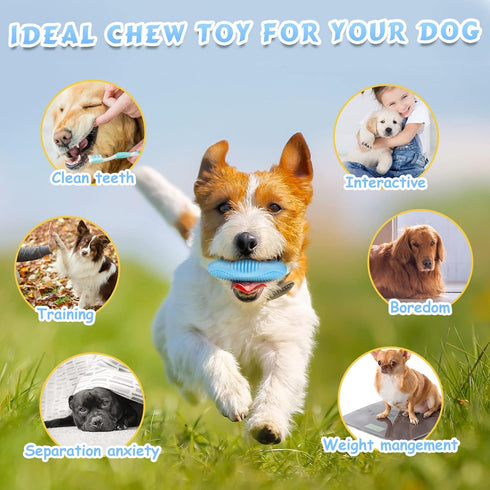 Puppy Toy for Teething Soft & Durable 6-pack Dog Chew Squeaky Toys for Small and Medium Dogs Suitable for 2-8 Months Puppies’ Teething Small Dog T...