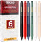 Gel Pens Fine Point Smooth Writing Pens 0.5mm, Super Soft Grip Quick Dry Black Gel Ink Pens Ballpoint, Click Retractable Pens for Journaling Note ...
