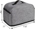 iFedio Toaster Cover 4 Slice with Storage Pockets, Toaster Dust Cover, Washable & Waterproof (Grey)...