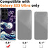 Compatible with Samsung Galaxy S23 Ultra Case Japanese Wave Cherry Blossom Moon Pattern Phone Case for Boys Girls Aldults, Shockproof Anti-Scratch...