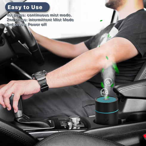 Car diffusers for Essential Oils? Fragrance car Air fresheners,USB-Powered Mini Ultrasonic Mist Humidifier Essential Oil Diffuser for Vehicle...