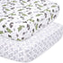 The Peanutshell 2-Pack Fitted Crib Sheet Set - Super Soft & Breathable Baby Girl or Boy Crib Sheets, Nursery Decor, Fit for Standard Mattress Cove...
