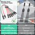 Solar Connectors Cable for 3 Solar Panels, Parallel 10AWG Solar Panel Connectors Y Branch Adapter Tool-free (FMMM/MFFF)...