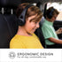 ThinkWrite Technologies / TWT Audio Ergo, TW100 | Premium On-Ear Noise Reducing Ergonomic Black Headphone (3.5MM)...
