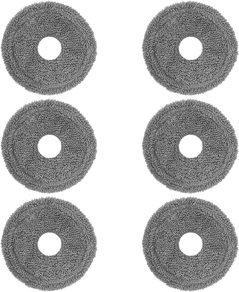 Replacement Parts for Ecovacs Deebot X1 Omni/Turbo Robot Vacuum Cleaner, Accessories, 6 Mop Cloth...