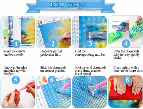Eiazuiks Diamond Painting Kits for Adults,Bird 5D DIY Diamond Art Kits Full Drill Diamond Dots for Gift Wall Decor and Relaxation Gem Arts 12x16 i...