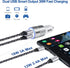 QC 3.0 Fast Wall Charger Cube Car Charger Charger Cable Cord 6FT Fast Charging for Samsung Galaxy A25/A15/A14/A13/A53/A05S/A03S/A23/A33/A54/A53/S2...