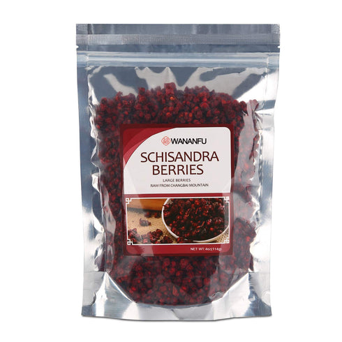 Wananfu Schisandra Berry Dried 4oz, Schizandra Berries for Tea, Wuweizi (????)...