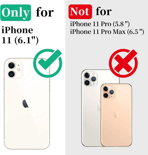 Cozycase Compatible with Waterproof iPhone 11 case, Built-in Screen Protector, Full-body Rugged Bumper Sealed Case Cover, Shockproof Dustproof Wat...
