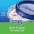 Ziploc Extra Small Round Twist 'n Loc Food Storage Meal Prep Containers, Reusable for Lunch and Leftovers, Dishwasher Safe, 4 Containers and 4 Lid...