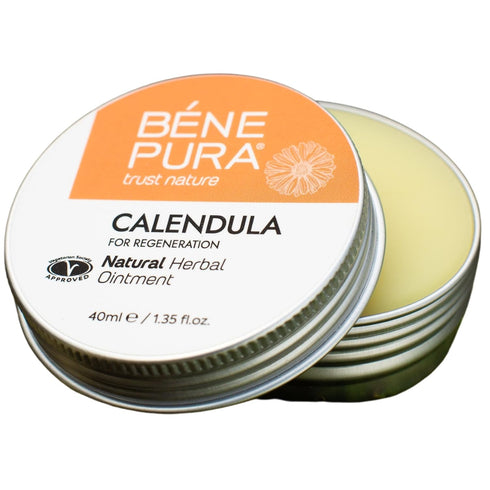 BenePura Calendula Ointment - Natural Calendula Cream for Burns, Cuts, Scrapes and Wounds - Calendula Salve for Dry Skin - Burn Cream, Burn Ointme...