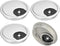 uxcell Cable Hole Cover, 4Pcs 2-3/8 Inch ABS Desk Cable Wire Cord Grommet Hole Cover for Office Computer Desk Wire Organizer, Silver...