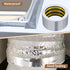 Aluminum Foil Tape, 2inX66FT/20m, High Temperature Heavy Duty Insulating Adhesive Metal Duct Tape, for Plumbing Systems, HVAC, Dryer Vents, Furnac...