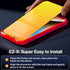 Privacy Screen Protector for iPhone 14 / iPhone 13 / iPhone 13 Pro, Anti-Spy Tempered Glass Gradient Colorful Private Mirror Anti Bluelight Full C...