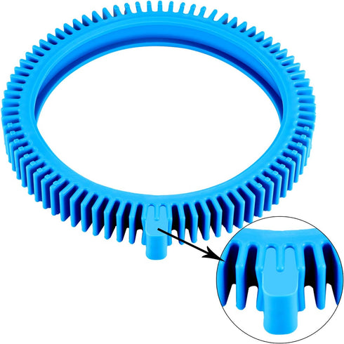 2 Pieces 896584000-143 Blue Front Tire Kit, Front Tires with Hump Replacement for Pool Cleaners 2X, 4X, Pressure - Concrete Pool...