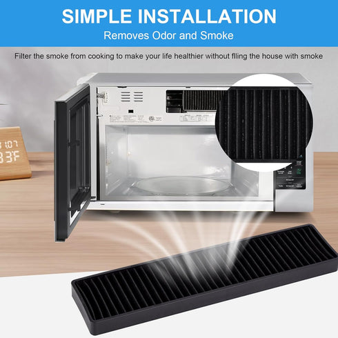 5230W1A003A Microwave Charcoal Filter Replacment Compatible with LG Kenmore GE Microwave Charcoal Air Filter Replacement,LMHM2237BD LMV1650ST LMV2...