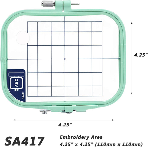 Sew Tech SA417 Embroidery Hoop for Brother PE200 PE190D PE180 PE180D PE170D PE150 PE150V PE100 Baby Lock Accent EM1 EM2 etc. Sewing and Embroidery...