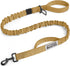 OutdoorMaster Bungee Dog Leash, Heavy Duty Dog Leash with Shock Absorption, 2 Padded Handles Training Leash,1 Seat Belt Clip, Improved Dog Safety ...