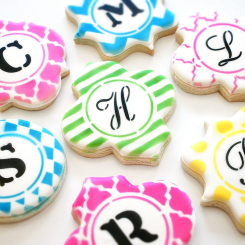 Alphabet Script 1" Letter Stencil Set...