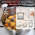 Candy Thermometer with Pot Clip - Frying Oil Thermometers Deep Fryer Thermometer for Cooking Temp 8.8” Long Probe Upgrade, Stainless Steel Analog ...