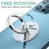 Transparent Cell Phone Ring Holder Grip, Clear Phone Ring Stand Holder, 360° Degree Rotation Phone Ring Finger Grip Back Kickstand, Compatible Tab...