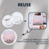 20 Pack Clear Button Pins 1.5 inch DIY Button Pins Kit Make Your Own Acrylic Buttons with Sublimation Button Maker Set for for Christmas Craft Sup...