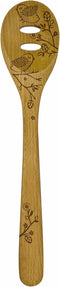 Talisman Designs Laser Etched Beechwood Slotted cooking-spoons, Decorative Wooden Utensils...