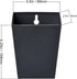 Black Narrow Wall Mount Beer Bottle Cap Catcher Bucket Stainless Steel...